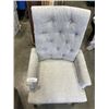 Image 2 : GREY FABRIC ARM CHAIR