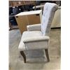 Image 4 : GREY FABRIC ARM CHAIR