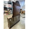 Image 6 : MAHOGANY ORNATE DRESSER AND MIRROR