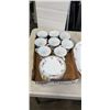 Image 2 : S.C RICHARD ITALIAN BOWLS AND SERVING ITEMS AND ASSORTED LILING CUPS AND SAUCERS