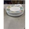Image 4 : 19PCS DOULTON EVERYDAY WILD FLOWERS PLATE SETS - 6 DINNER, 6 DESSERT, 7 SIDE