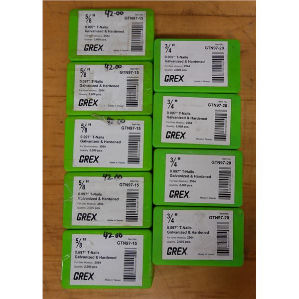 Qty 9 Boxes Grex GTN97-15 