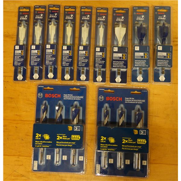 Qty 2 Bosch HSAS5003 Auger Bit Sets 
