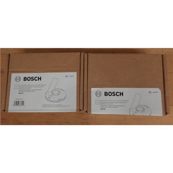 Qty 2 Bosch 18SG-5E Dust Extraction Attachments for Concrete Surfacing, New in Box