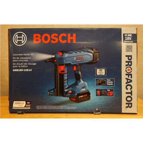 Bosch GNB18V-12K14 Concrete Nailer Kit w/ Battery, Charger 
