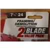 Image 2 : Qty 3 Diablo D0724D Demo Demon Saw Blade 2-Packs, New