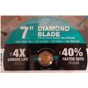 Image 2 : Qty 2 Makita B-69624 Diamond Saw Blades, New in Packages