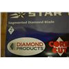 Image 3 : Qty 2 Star Blue 74952 Segmented Diamond Blades, New in Packages