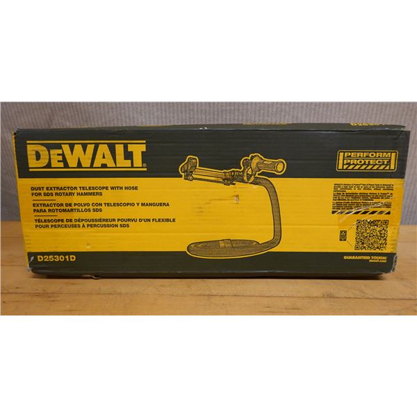 DeWalt D25301D Dust Extractor Telescope w/ Hose, New in Box (Tool Only)