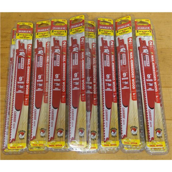 Qty 21 Diablo DS0906CWSP Nail Embedded Wood Blade 2-Packs, New in Packages