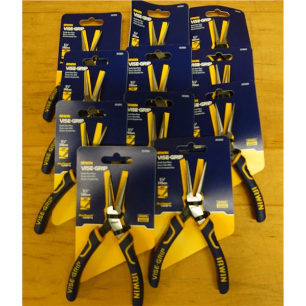 Qty 11 Irwin Vise-Grip Needle Nose Pliers, New in Package