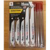 Image 1 : Morse 11-Piece Demolition Reciprocating Saw Blade Kit, New in Package