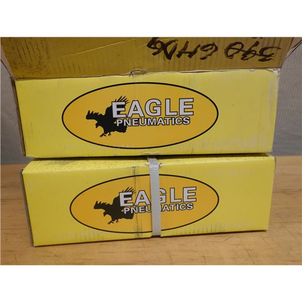 Qty 2 Boxes Eagle Pneumatics Plastic Strip Hot Dip Galv Nails 2" x .113 HDG Smooth