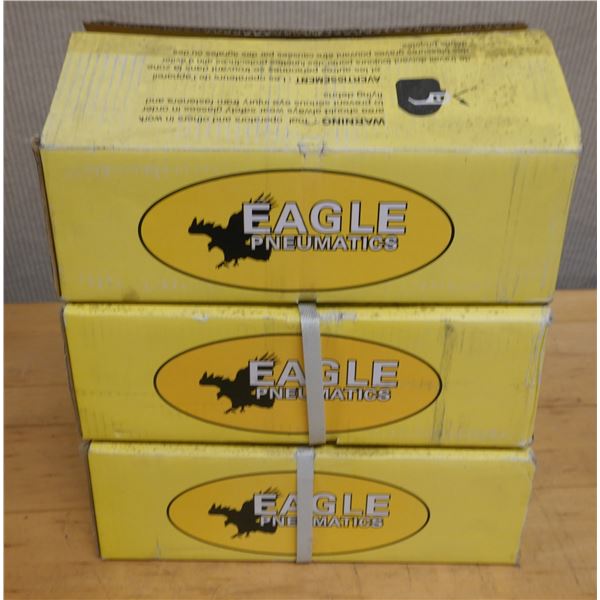 Qty 3 Boxes Eagle Pneumatics Plastic Strip Hot Dip Galv Nails 2" x .113 HDG Smooth