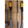 Image 3 : Multiple DeWalt Bushing Tools, Ground Rod Drivers, Scaling Chisel, etc. (Some Rust)