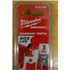 Image 7 : Qty 2 Milwaukee 48-00-5333 Sawzall Blade 3-Packs & M12 Fuel Zipper Bag New