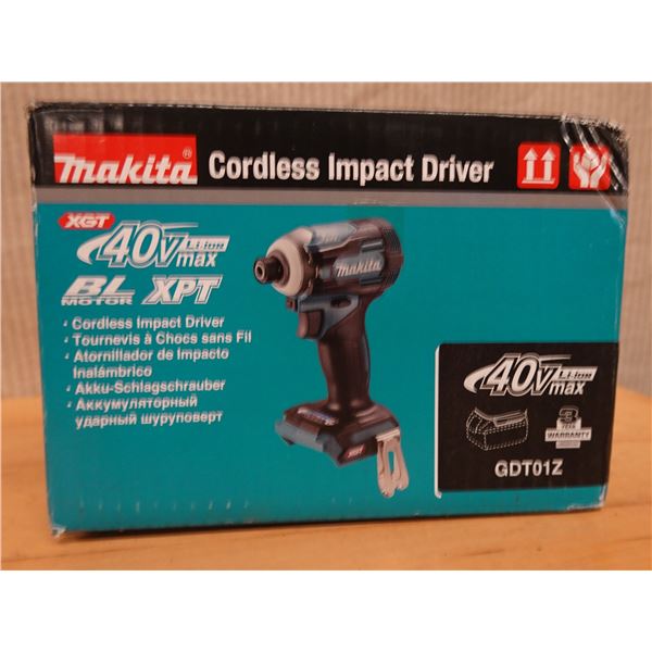 Makita GDT01Z Cordless Impact Driver, New in Box (Tool Only)