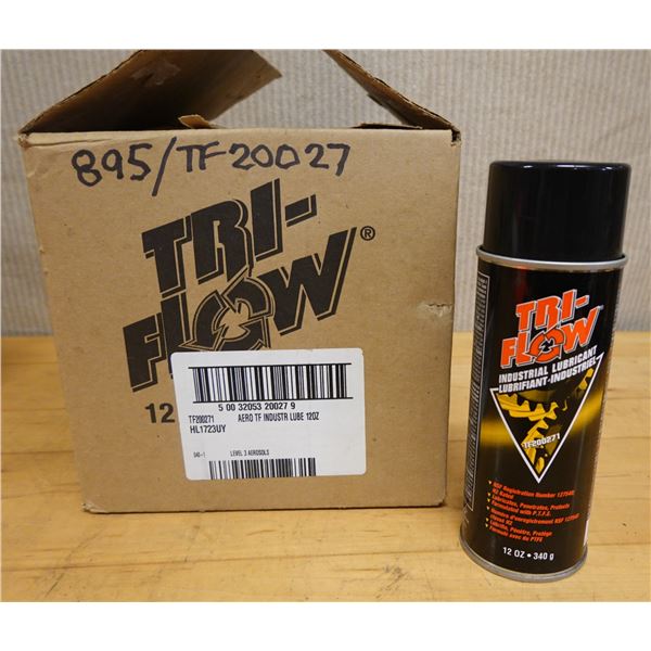 Box of 12 Tri-Flow TF200271 Industrial Lubricant Aerosol Cans