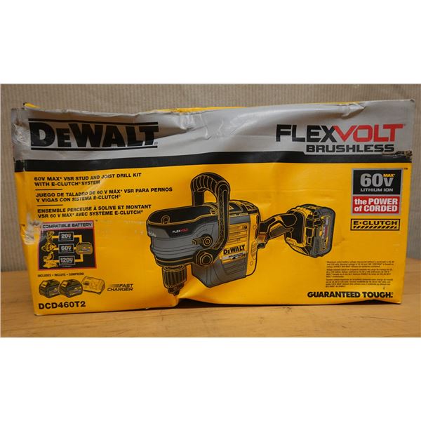 DeWalt DCD460T2 VSR Stud & Joist Drill  Kit w/ 2 Batteries & Charger New in Box