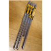 Image 4 : Qty 4 DeWalt SDS Max Rotary Hammer Drill Bits Misc Sizes