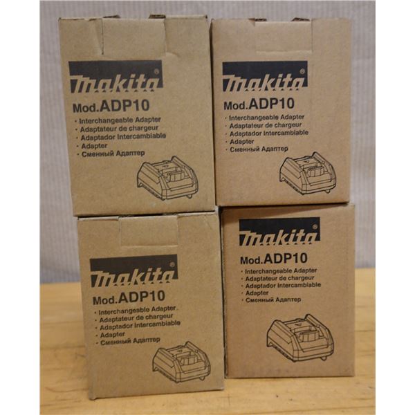 Qty 4 Makita ADP10 Interchangeable Adapters New in Box