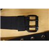 Image 4 : Qty 25 Black Canvas Double Grommet Belts