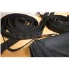 Image 5 : Qty 10 Black Canvas Double Grommet Belts & DeWalt Carry Case