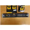 Image 7 : Qty 9 Stabila Pocket Pro Magnetic Levels & Tech196 Dark Shadow Level, New