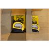 Image 2 : Box of 24 Stanley STHT30812 LeverLock Tape Rules New in Package