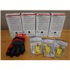 Image 1 : Qty 4 Boxes 3M504/07065 Respirator Wipes, 3 ShockShield Portable Cordsets & Demolition Gloves