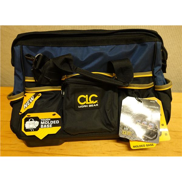 CLC Work Gear PB1563 Tool Works Molded Base Bigmouth Tote Tool Bag New