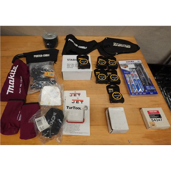 Multiple Tool Accessories, Cases, Measuring Tapes, Saw Blades, etc
