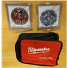 Image 1 : Qty 2 Vantage Circular Saw Blades & Milwaukee M12 Fuel Zipper Bag New