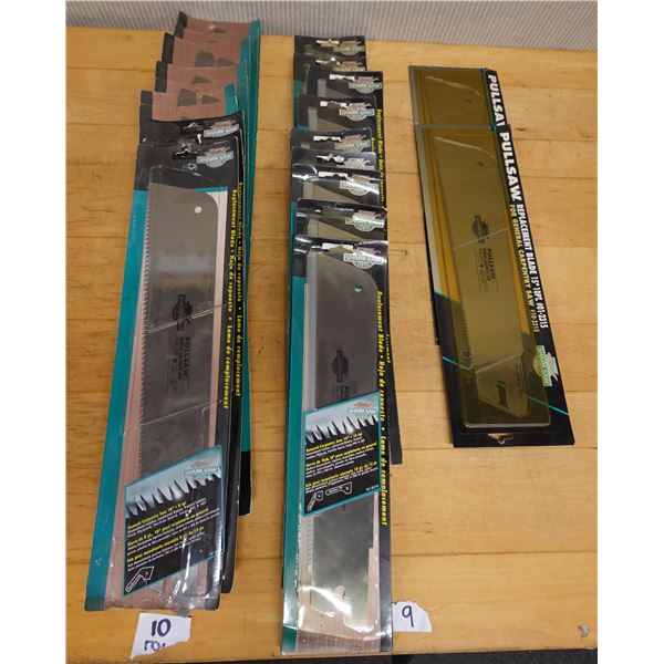Qty 20 Carpentry Saw Blades, Misc Sizes New in Package
