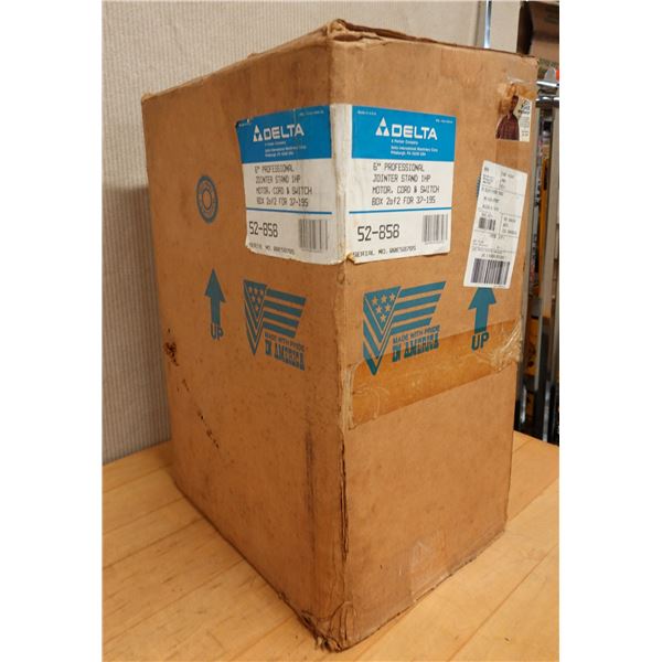 Delta 52-858 Professional Jointer Stand 1HP Motor, Cord & Switch for 37-195 New in Box