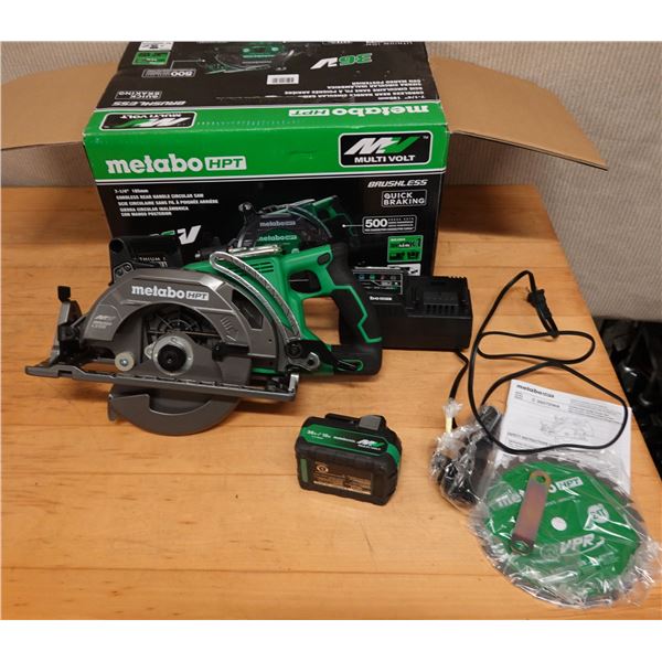 Open Box (Like New) Metabo C3607DWA Cordless Rear Handle Circular Saw w/ Battery & Charger