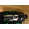 Image 9 : Qty 2 Metabo HPT Power Tools:  WH18DC Impact Driver & NR83A5(S) Strip Nailer w/ Battery & Charger