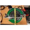 Image 11 : Qty 3 Used (Works) Skilsaw Circular Saws: SPT70 w/ 2 SPT67FMD Misc Sizes & Metabo CN16SA Nibbler