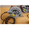 Image 12 : Qty 3 Used (Works) Skilsaw Circular Saws: SPT70 w/ 2 SPT67FMD Misc Sizes & Metabo CN16SA Nibbler