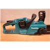 Image 8 : Qty 2 Used Makita Power Tools: GRJ01 Reciprocating Saw & XCU03 Chain Saw (Works - battery not includ