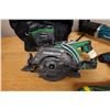 Image 8 : Qty 4 Used Power Tools: Metabo NR6675DD Nailer & C3607DWA Circular Saw, Makita XDT19 Impact Driver