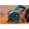 Image 2 : Qty 2 Used Makita Power Tools: GSR02 Circular Saw & Bluetooth Jobsite Radio (works - battery not inc