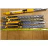 Image 8 : Qty 5 DeWalt Rotary Hammer Drill Bits, Misc Sizes New in Packages