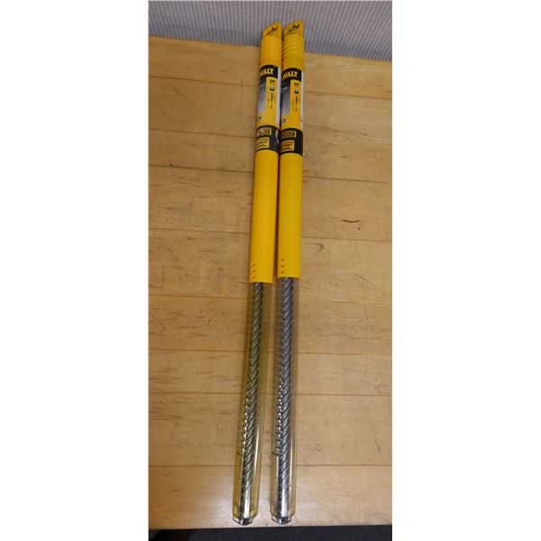 Qty 2 DeWalt DW5750 Rotary Hammer Drill Bits New in Packages