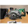 Image 3 : Metabo HPT Rear Handle Circular Saw, Brad Nailer, Finish Nailer, Chargers, Bags, etc (used - works)