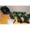 Image 1 : Qty 6 Metabo HPT Power Tools: Connector Nailer, Duplex Nailer, Chargers, Bags, etc (condition unknow