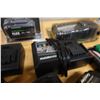 Image 11 : Delta Lamp Attachment, Metabo Nailer, Misc Batteries & Chargers, etc  (condition unknown)