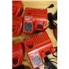 Image 5 : Qty 14 Milwaukee M12 & M18 Chargers (used)