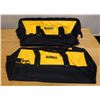 Image 1 : Qty 2 DeWalt Heavy-Duty Tool Bags w/ Zipper Close 24"L New