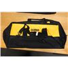 Image 2 : Qty 2 DeWalt Heavy-Duty Tool Bags w/ Zipper Close 24"L New
